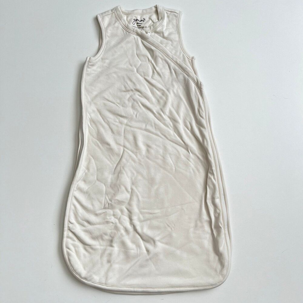 NEW Goumi Kids Cloud Slumber Sleepbag 0-6 Month Baby Sleep Sack Small White Bamb